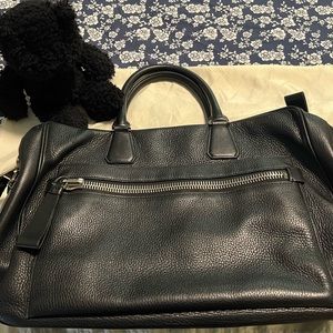 Leather brief case